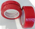 मुलायम और निविदा लाल पॉलिएस्टर चिपकने वाला टेप / फिल्म लाइनर के लिए स्विच बॉन्डिंग टेप